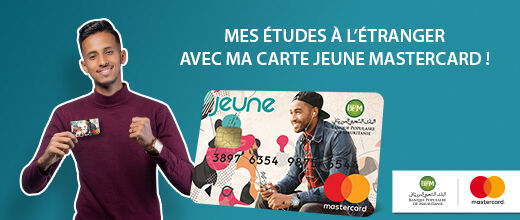 Mes études à l'étranger avec ma carte jeune MASTERCARD!